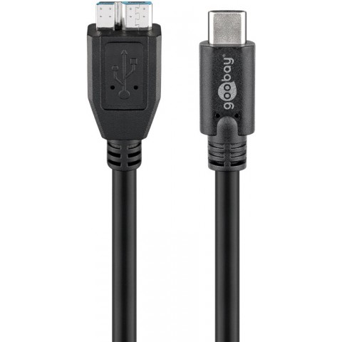 Laidas USB C - USB3.0 micro (K-K) 1m Goobay